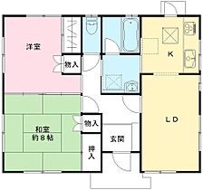 島根住宅 1号室 ｜ 茨城県水戸市笠原町558-10（賃貸アパート2LDK・1階・65.68㎡） その2