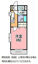 ジョイフルハイツII 213 ｜ 茨城県水戸市笠原町1780-2（賃貸マンション1K・2階・26.40㎡） その2