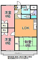 ジョイフルハイツ 302 ｜ 茨城県水戸市笠原町1758-3（賃貸マンション3LDK・3階・65.29㎡） その2