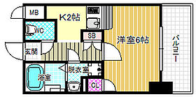 レジデンス福島  ｜ 大阪府大阪市福島区大開2丁目16-8（賃貸マンション1R・4階・22.03㎡） その2