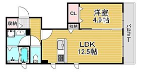 メゾンドキャピタル  ｜ 大阪府大阪市西淀川区姫島1丁目25-9（賃貸アパート1LDK・3階・44.04㎡） その2