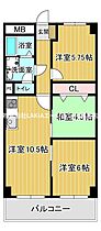 シャトー西梅田  ｜ 大阪府大阪市福島区福島6丁目11-13（賃貸マンション3LDK・11階・58.32㎡） その2