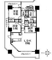 福島ガーデンズタワー  ｜ 大阪府大阪市福島区鷺洲3丁目（賃貸マンション3LDK・34階・73.81㎡） その2