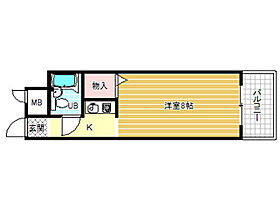 ライオンズマンション野田  ｜ 大阪府大阪市福島区吉野4丁目（賃貸マンション1K・3階・21.00㎡） その2