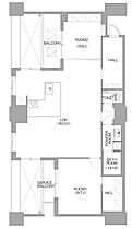 リバーサイドタワー中之島  ｜ 大阪府大阪市福島区福島3丁目（賃貸マンション2LDK・25階・102.18㎡） その2