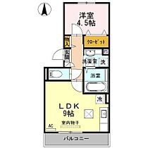 アイスバーグ大橋　2番館 103 ｜ 宮崎県宮崎市大橋2丁目（賃貸アパート1LDK・1階・35.60㎡） その2