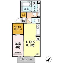 ガーデンフラッツ丸山 203 ｜ 宮崎県宮崎市丸山1丁目（賃貸アパート1LDK・2階・36.81㎡） その2