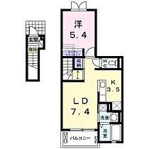 ヴィラポルト 202 ｜ 宮崎県宮崎市昭栄町（賃貸アパート1LDK・2階・41.23㎡） その2