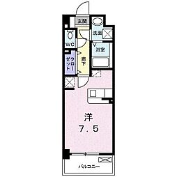 オリージャ　ビルディング 1階1Kの間取り