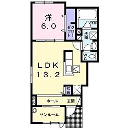 間取図画像 1LDK