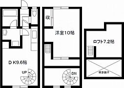 エレガンス江平東 1LDKの間取図画像