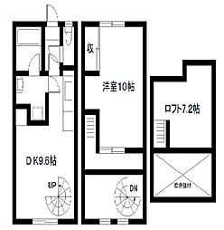エレガンス小戸 1LDKの間取図画像