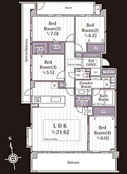 間取図画像 4LDK