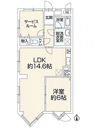 【間取り】54...