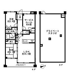 間取図画像 2SLDK