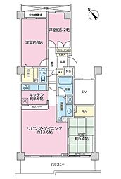 間取図画像 3LDK