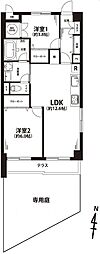 ルミネ洋光台 2LDKの間取図画像