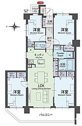 ダイアパレスつづきの丘 4LDKの間取図画像