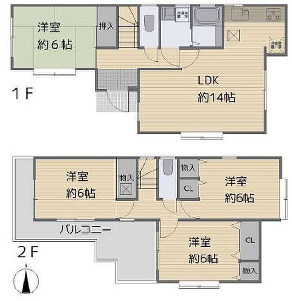間取りを拡大表示