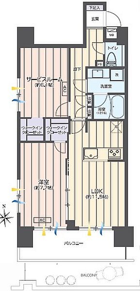 間取りを拡大表示