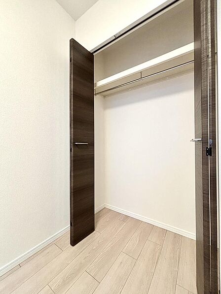 片づけ上手になれる十分な収納力
