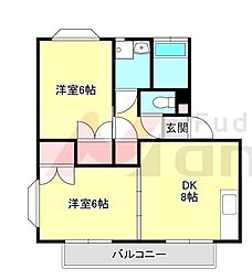 レインボー都北ハイツ D棟 1階/101