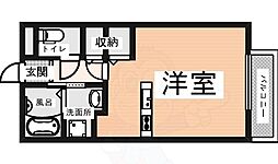 JR関西本線 法隆寺駅 徒歩7分の賃貸アパート 1階1Kの間取り