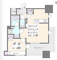 東京都港区新橋5丁目（賃貸マンション1LDK・13階・33.67㎡） その2