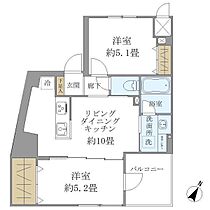 パインステージ白金高輪 401 ｜ 東京都港区高輪1丁目4-21（賃貸マンション2LDK・4階・46.98㎡） その2