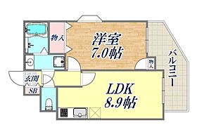 ライオンズマンション新神戸 202 ｜ 兵庫県神戸市中央区熊内町4丁目（賃貸マンション1LDK・2階・36.60㎡） その2