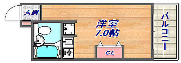 リモージュ岡本 ｜兵庫県神戸市東灘区岡本2丁目(賃貸マンション1R・2階・19.00㎡)の写真 その2