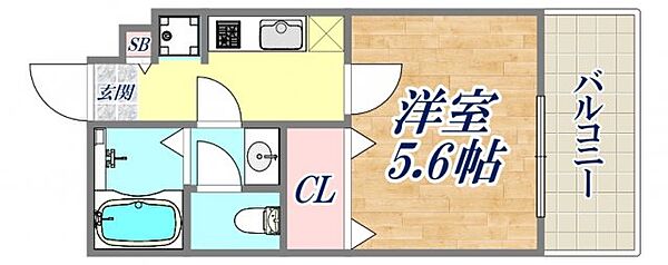 リブリ・リヴェール御影 ｜兵庫県神戸市東灘区御影本町2丁目(賃貸マンション1K・2階・20.28㎡)の写真 その2