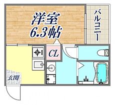 ハピネス中山手  ｜ 兵庫県神戸市中央区中山手通8丁目5-10（賃貸アパート1K・2階・24.15㎡） その2