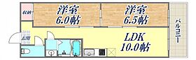 ダイバーシティ神戸長田B棟  ｜ 兵庫県神戸市長田区大谷町3丁目14-52（賃貸マンション2LDK・4階・47.00㎡） その2