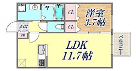 プティ・リヴィエール  ｜ 兵庫県神戸市長田区平和台町3丁目（賃貸マンション1LDK・2階・36.95㎡） その2