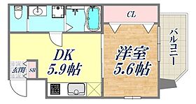 エスペランサ  ｜ 兵庫県神戸市長田区戸崎通3丁目（賃貸アパート1DK・2階・30.36㎡） その2