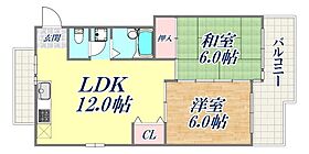 ハイムM2  ｜ 兵庫県神戸市長田区片山町2丁目（賃貸マンション2LDK・4階・43.00㎡） その2