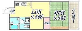 真能ハイツ  ｜ 兵庫県神戸市長田区房王寺町1丁目（賃貸マンション1LDK・2階・34.05㎡） その2