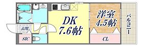 KTIレジデンス上沢  ｜ 兵庫県神戸市兵庫区会下山町3丁目（賃貸アパート1DK・1階・33.16㎡） その2