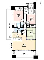 間取図画像 3LDK