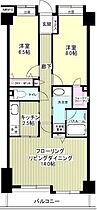 東京都港区赤坂8丁目（賃貸マンション2LDK・3階・71.74㎡） その2