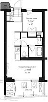 東京都渋谷区代々木4丁目（賃貸マンション1LDK・1階・41.76㎡） その2