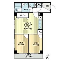 東京都品川区小山1丁目2-1（賃貸マンション2LDK・3階・53.70㎡） その2