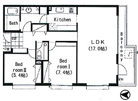 東京都品川区東五反田5丁目（賃貸マンション2LDK・2階・83.36㎡） その2