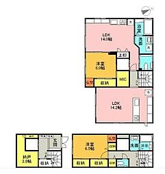 H's 3SLDKの間取図画像