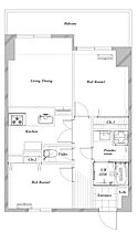 東京都渋谷区代官山町（賃貸マンション2LDK・3階・57.90㎡） その2