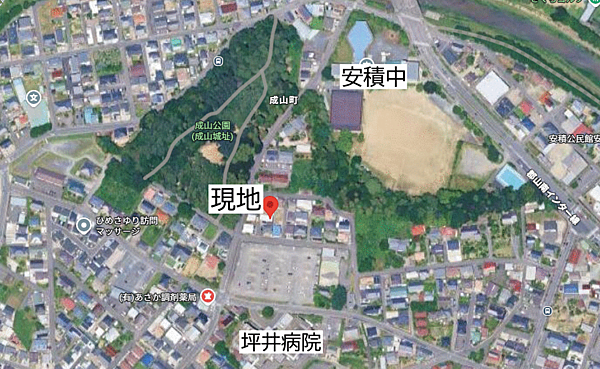 地図を拡大表示