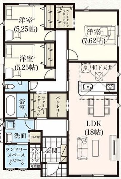 間取りを拡大表示