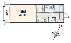 MELDIA拝島  ｜ 東京都福生市大字熊川（賃貸アパート1K・1階・27.00㎡） その2