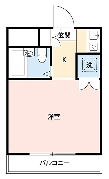 スリール西八王子 ｜東京都八王子市千人町4丁目(賃貸マンション1R・2階・16.15㎡)の写真 その3